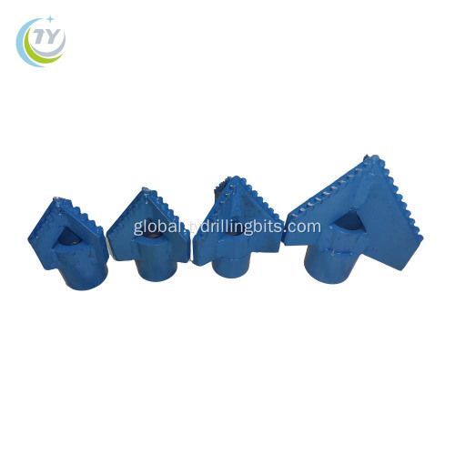 Step Drag Bit For Well Drilling Three leaf triangular carbide bit for well drilling Supplier